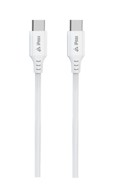 Kabel iPEAX 90010114 USB-C/USB-C 1,5 m bílý