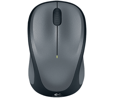 Logitech M235/Cestovní/Optická/1 000 DPI/Bezdrátová USB/Šedá