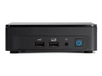 Barebone - mini PC 1 x Core i7 1260P / až 4.7 GHz - RAM 0 GB - grafika Intel Iris Xe Graphics - IEEE 802.11ax (Wi-Fi 6E), Bluetooth 5.2, 2.5 Gigabit Ethernet, Gigabit Ethernet - černá