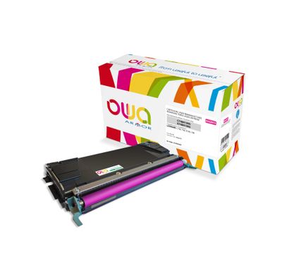 OWA Armor toner kompatibilní s Lexmark C748H1MG;X748H1MG, 10000st, červená/magenta