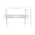 SBOX BL-3869F, Držiak na stenu, 50" - 100"