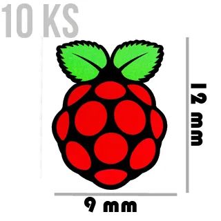 PIMORONI Samolepky malé 12x9 10ks pro Raspberry