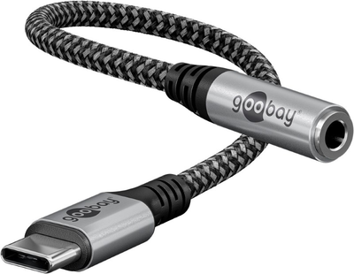Adaptér GOOBAY 74056 USB-C/JACK 3,5mm (pro poslech hudby)