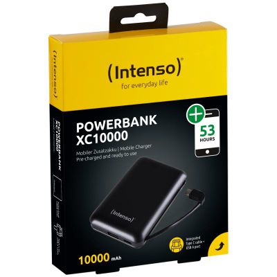 INTENSO XC10000, Powerbanka 10000 mAh, černá