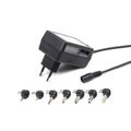 GEMBIRD EG-MC-009, Univerzální AC/DC Adaptér 24W/2A