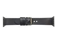 Řemínek k hodinkám pro chytré hodinky - vesmírná šedá/černá - pro Apple Watch Hermès Series 9, SE 3, Series 10, Series 11, Series 9, Ultra 2, Ultra 3