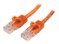 2m Orange Snagless UTP Cat5e Patch Cable - 45PAT2MOR
