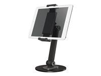 Stojan - pro tablet - černá - velikost obrazovky: 4.7"-12.9" - na stůl