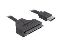 Kabel Power Over eSATA - 11 pin USB/eSATA (5/12 V) (M) do SATA combo (F) - 50 cm