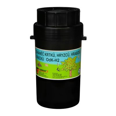Odpuzovač krtků a hrabošů FORMAT ODK-H2 s náhodně se měnícím zvukem