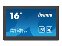 LED monitor - 15.6" - dotykový displej - 1920 x 1080 Full HD (1080p) - IPS - 450 cd/m² - 800:1 - 25 ms - HDMI - reproduktory - černá, matná