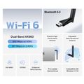 MERCUSYS MA60XHB, WiFi 6/BT USB Adaptér