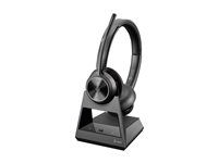 Savi 7300 series - náhlavní souprava - náhlavní - DECT - bezdrátový - adaptér USB-A přes DECT - černá - certifikováno pro Microsoft Teams, certifikováno UC