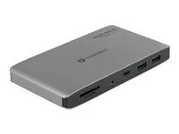 Dokovací stanice - Thunderbolt 3 - 2 x DP - 1GbE