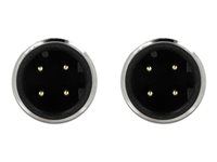 Network cable M12 D-coded 4 pin male to