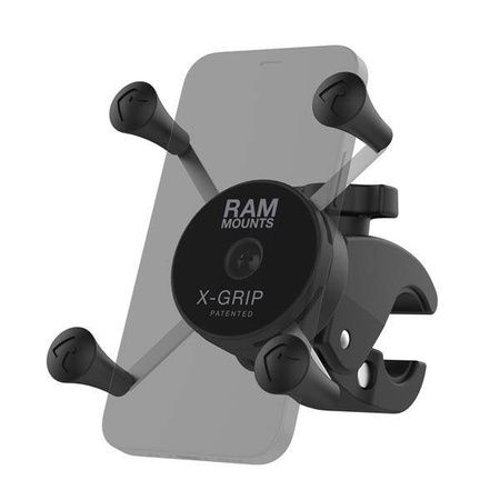 Unpkd ram handlebar mount with x-grip and toughclaw