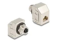 M12 Adapter X-coded 8 pin female to RJ45