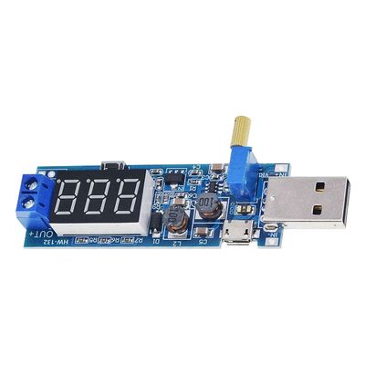 Napájecí modul, step-up měnič 3,5-12V na 1,2-24V včetně USB