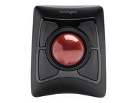 Kulový ovládač - pravák a levák - optický - 4 tlačítka - bezdrátový - 2.4 GHz, Bluetooth 5.0 LE - Bluetooth USB adaptér - černá