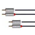 Kabel 2x Cinch konektor/2x Cinch konektor 1,8m KRUGER & MATZ KM1209 Basic