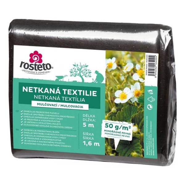 Netkaná textilie mulčovací Neotex ROSTETO 50g 1,6x5m černá