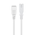 Kabel prodlužovací C7/C8 GOOBAY 97200 2m White