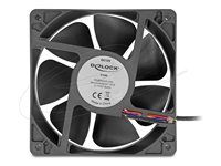 Axial Fan 12 V DC 120 x 120 x 38 mm bla