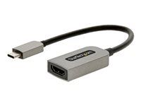 Thunderbolt 3 Compatible - Video adaptér - USB-C s piny (male) do HDMI se zdířkami (female) - 13 cm - šedá space gray - aktivní, podpora 4K60 Hz (3840 x 2160)