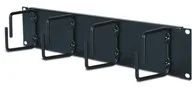 2U Horizontal Cable Organizer Black