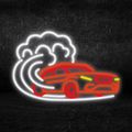 MANTA DRIFT, LED Neon plexi dekorace
