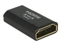 Spojka HDMI - HDMI se zdířkami (female) do HDMI se zdířkami (female) - černá - podporuje 4K