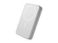 dbramante1928 re-charge - Bezdrátová power banka - 3-in-1, Qi3 - 8000 mAh - 20 watt (USB-C) - na kabelu: USB-C - bílá