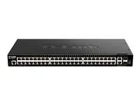 Přepínač - L3 - inteligentní - 48 x 10/100/1000 + 2 x 10 Gigabit Ethernet + 2 x 10 Gigabit SFP+ - Lze montovat do rozvaděče