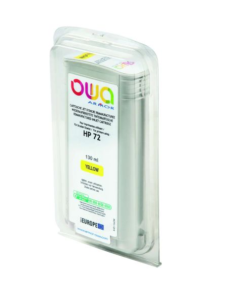 OWA Armor ink-jet kompatibilní s HP DJ T1100 yellow, 130ml, kom.s C9373A