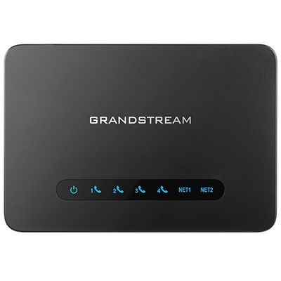 Grandstream HT814 V2 (ATA), 4x FXS, 2 SIP profily, 1x Gbit LAN, NAT router, 3-cestná konf.