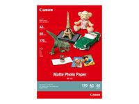 A3 (297 x 420 mm) - 170 g/m² - 40 listy fotografický papír - pro i6500, 9100, 9950; PIXMA iX7000; S6300, 9000
