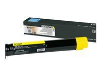Extra vysoká výtěžnost - žlutá - originální - kazeta s barvivem LCCP - pro Lexmark X950DE, X950dhe, X950dte, X952, X952DE, X952dhe, X952DTE, X954DE, X954DHE