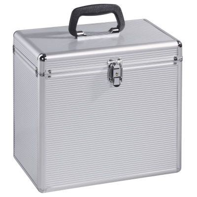 HAMA Hard case, kufřík na 50ks desek, stříbrný