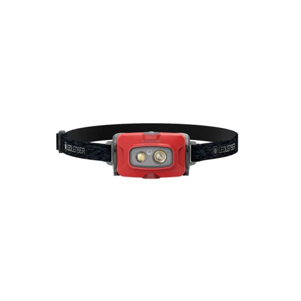 LEDLENSER HF4R Core, Čelovka 500lm, IP68, červená
