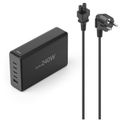 HAMA GaN, Rychlonabíječka, 4x USB-C PD/QC 240W