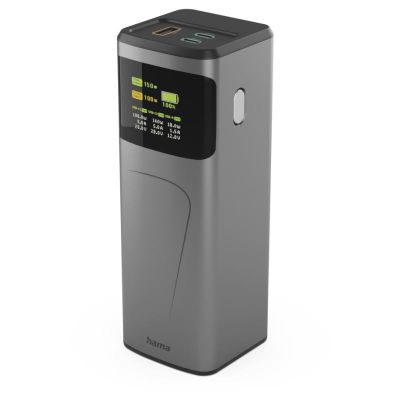 HAMA High Power, Powerbanka, 24000 mAh, USB-C/A 15 W