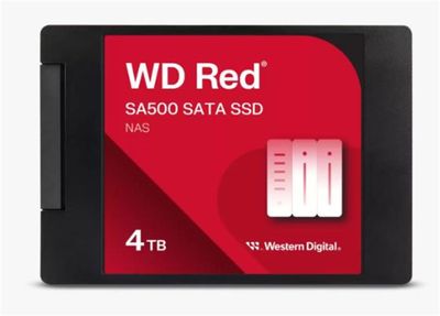 QNAP WD, SSD, Red SA500, SATA III, 2.5-inch, 4TB, WDS400T2R0A