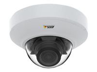 Síťová bezpečnostní kamera - kupole - barevný (Den a noc) - 2304 x 1728 - objektiv fixed iris - varifokální - audio - LAN 10/100 - H.264, MPEG-4, AVC, HEVC, H.265, MJPEG, MPEG-4 Part 10, MPEG-H Part 2 - PoE Class 2