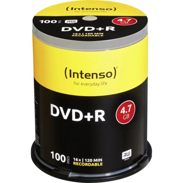 INTENSO DVD+R Cake Case 4,7GB 100ks