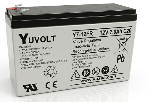 Yuasa YUVOLT Y7-12FR VdS (12V; 7Ah, F1)