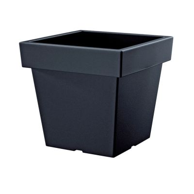 Květináč LOFLY LOW antracit 19,3cm