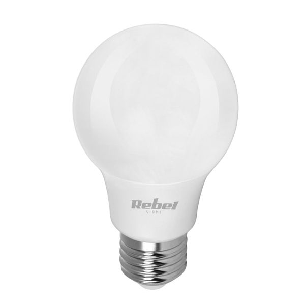 Žárovka LED E27 8,5 W A60 bílá přírodní REBEL ZAR0552