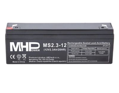 MHPower MS2.3-12 olověný akumulátor AGM 12V/2.3Ah,