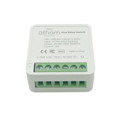 ATHOM 3-Relays Tasmota, Relé přepínač