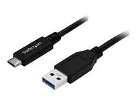 1m / 3 ft - 5Gbps - USB A to USB C - USB Type C - USB Cable Male to Male - USB C to USB (USB315AC1M) - Kabel USB - USB (M) do USB-C (M) - USB 3.0 - 1 m - černá - pro P/N: HB30A3A1CST, HB30C3A1CST, HB30C5A2CSC, HB30C5A2CST, HBS304A24A, MST30C2HDPPD